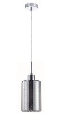 ESPEJO3: Iron & Chrome Oblong Glass with Dotted Effect